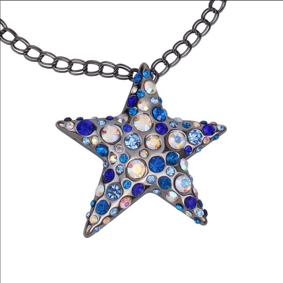 Betsey John large celestial star pendant necklace - Picture 6 of 9
